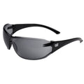 Shield Safety Frame Glasses - Smoke Black