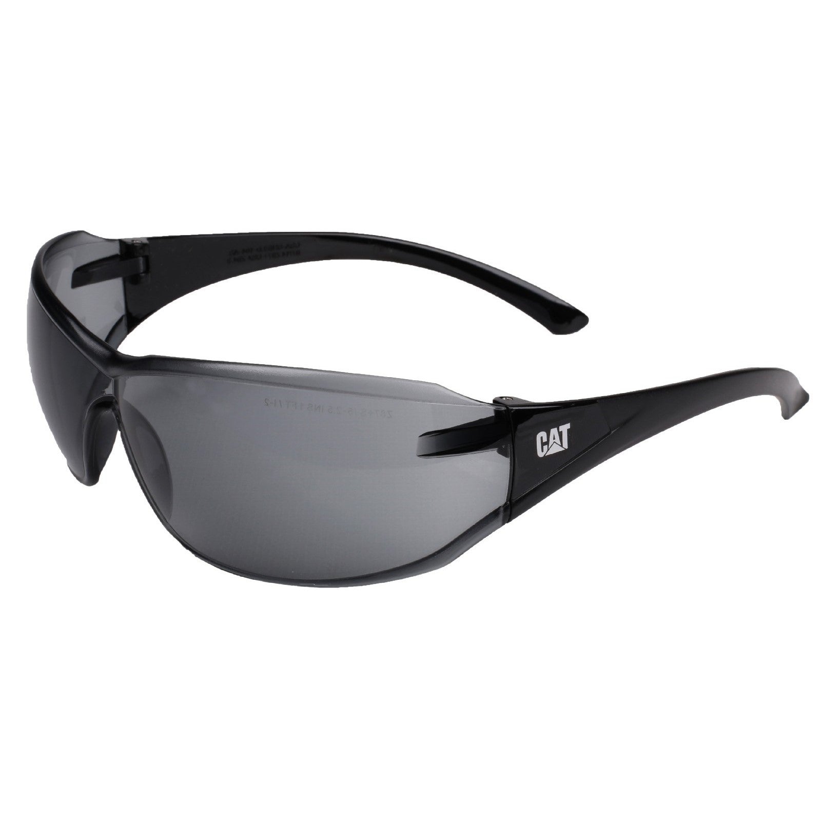 Shield Safety Frame Glasses - Smoke Black