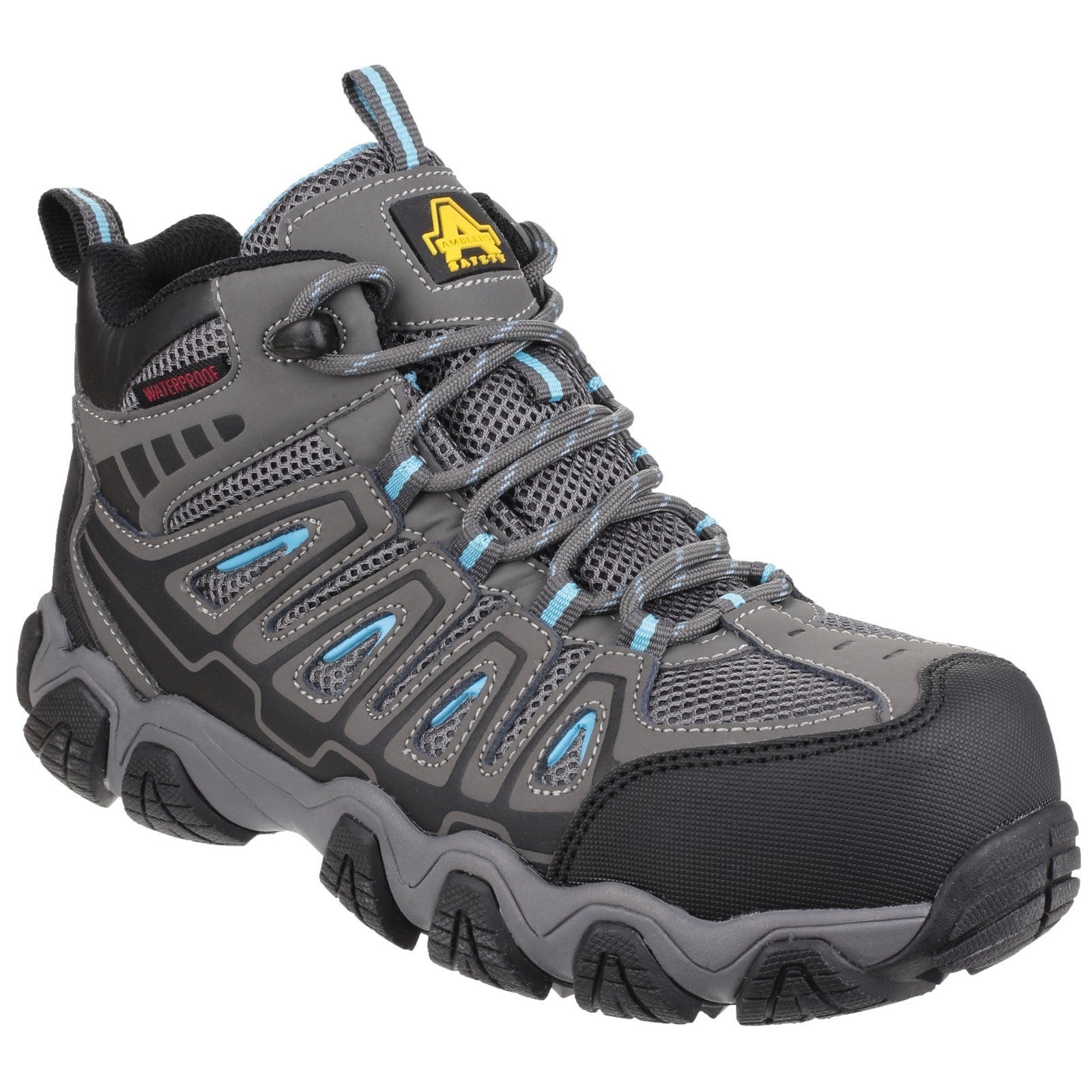 AS802 Waterproof Non-Metal Ladies Safety Hiker - Grey