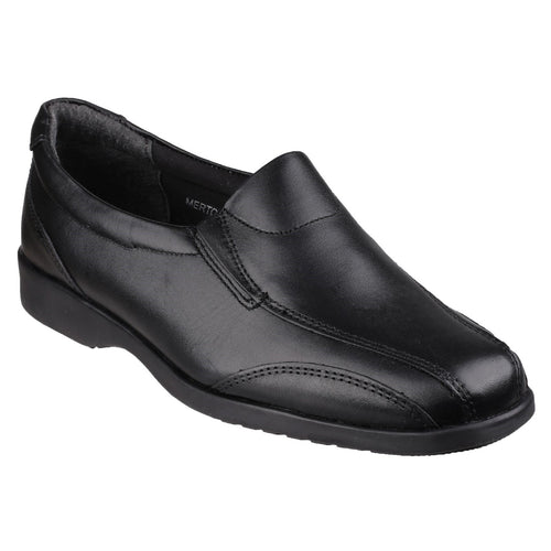 Merton Ladies Slip-On Shoe - Black