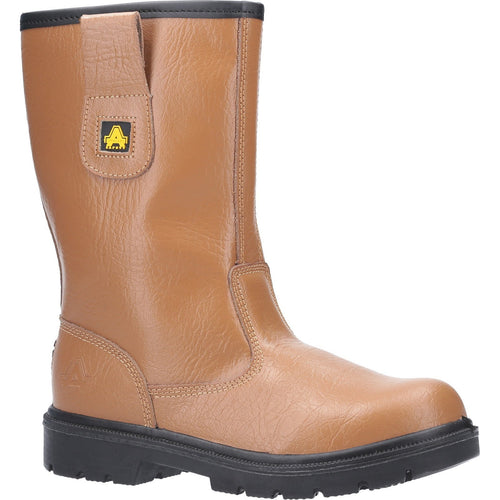 FS124 Water Resistant Pull on Safety Rigger Boot - Tan