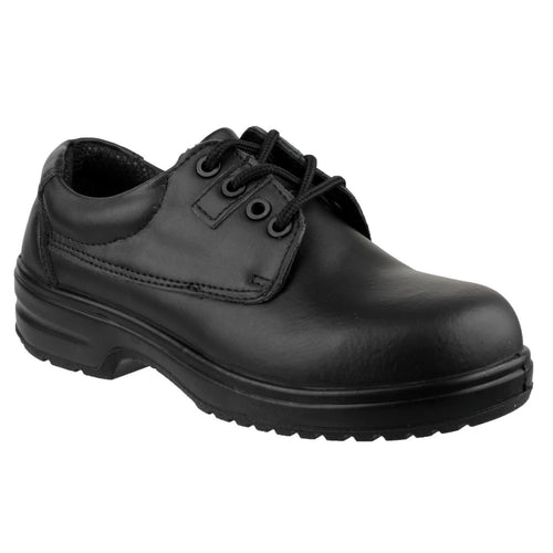 FS121C Metal Free Lace up Safety Shoe - Black