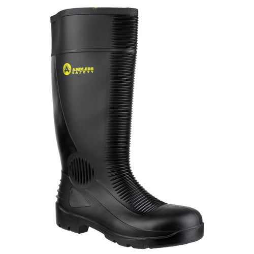 FS100 Construction Safety Wellington - Black