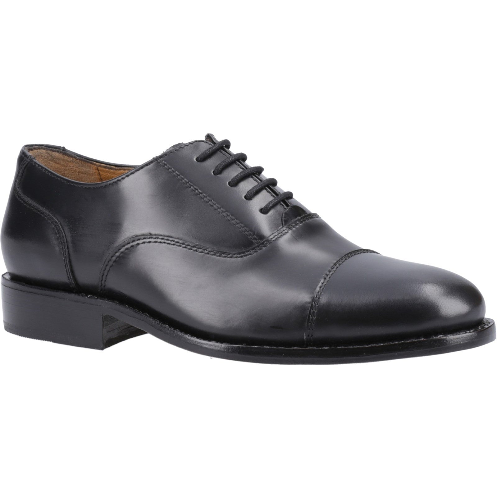 James Leather Soled Oxford Dress Shoe - Black
