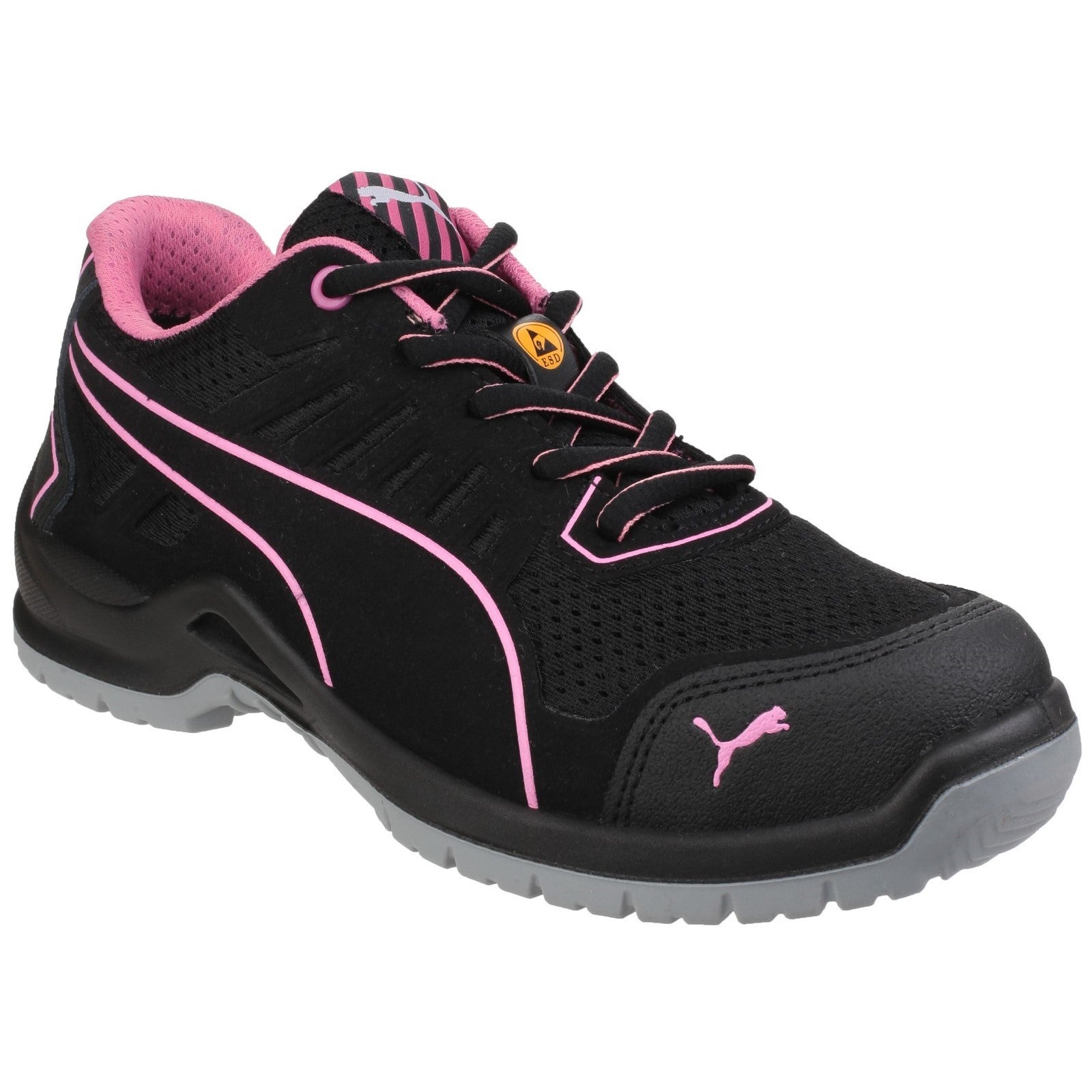 Fuse Tech Lightweight Ladies Safety Trainer - Black