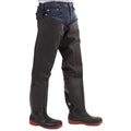 Rhone Thigh Safety Wader - Black/Red