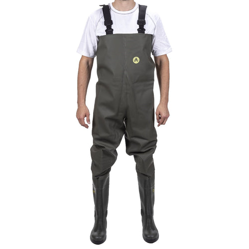 Tyne Chest Safety Wader - Green