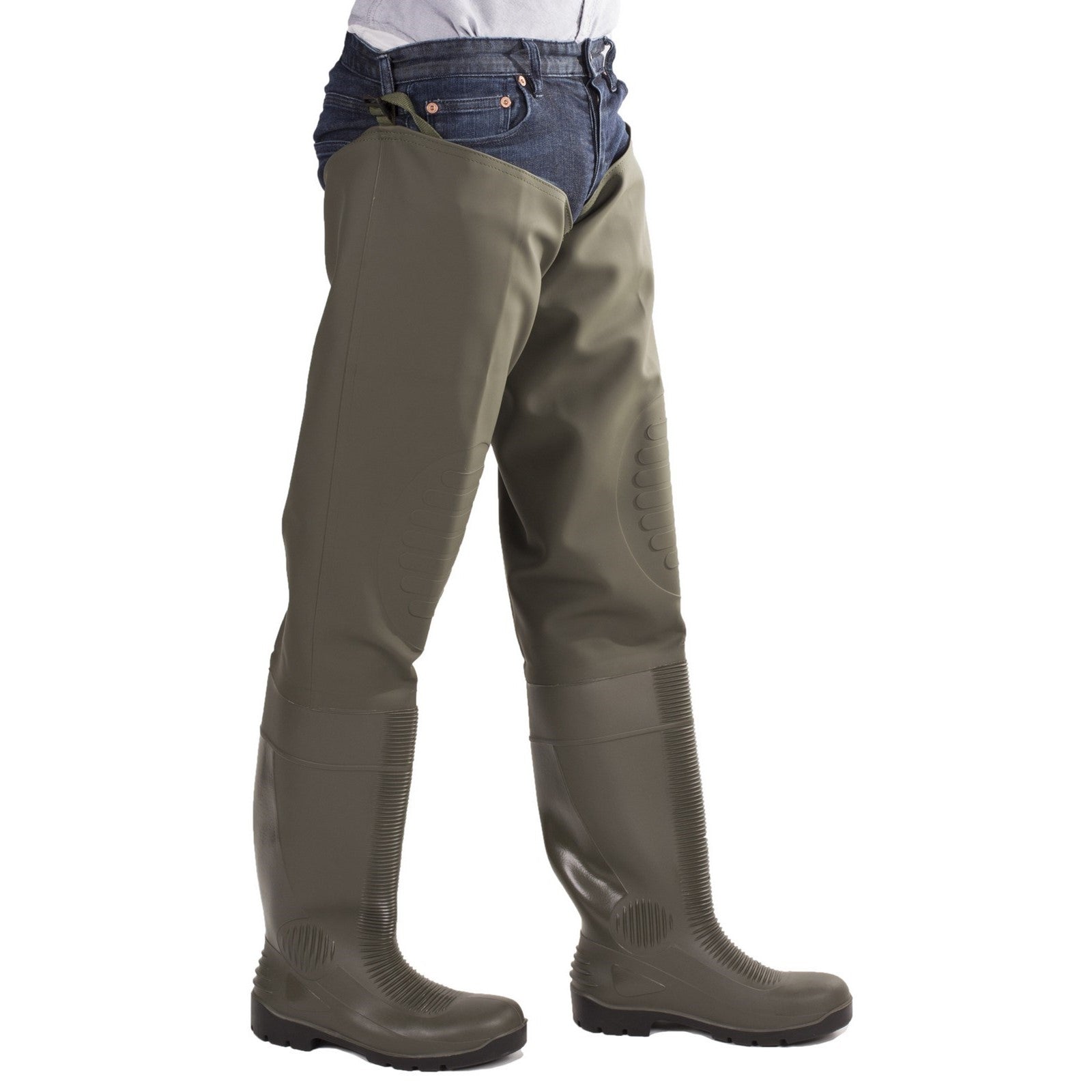 Forth Thigh Safety Wader - Green