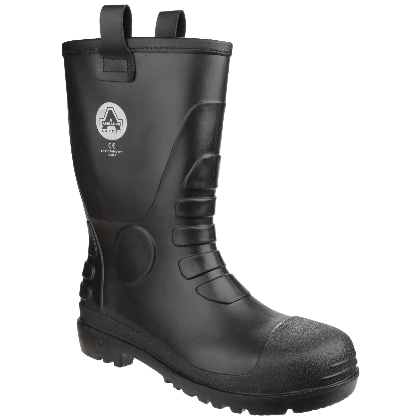 FS90 Waterproof PVC Pull on Safety Rigger Boot - Black