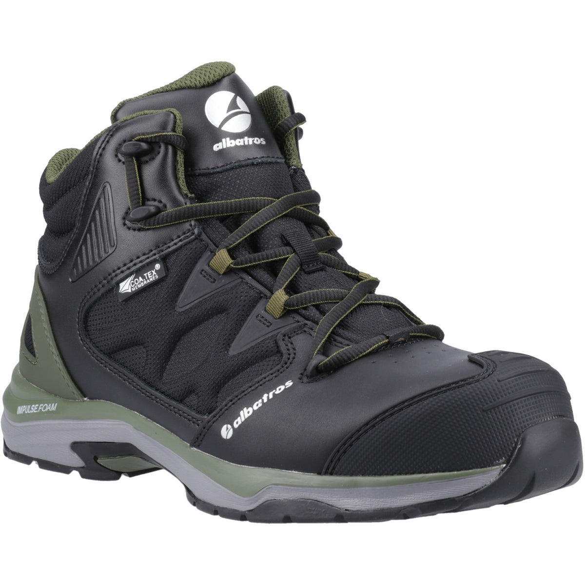 Ultratrail Olive Ctx Mid Safety Boot - Black/Olive