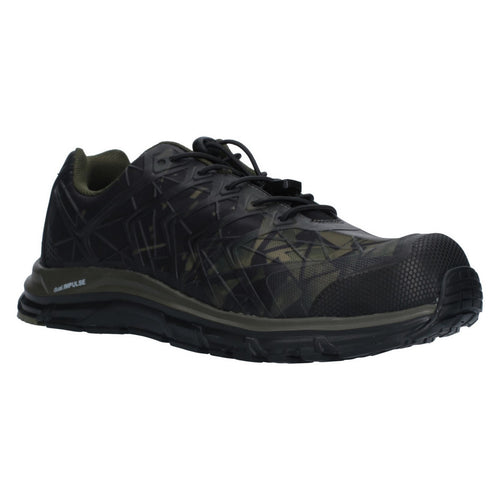 Energy Impulse Olive Low Safety Trainer - Olive/Black