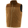 Waxed Cotton Vest - Bronze