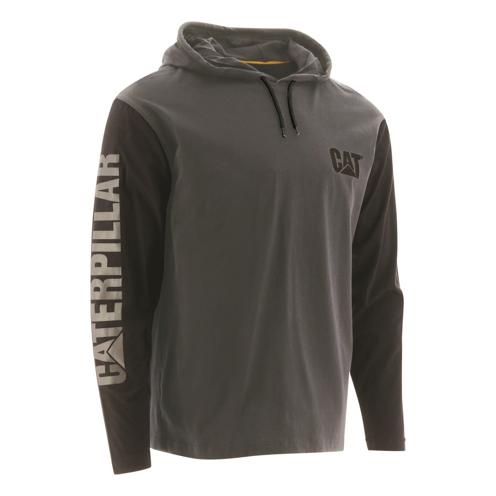 Hooded Long Sleeve Tee - Black