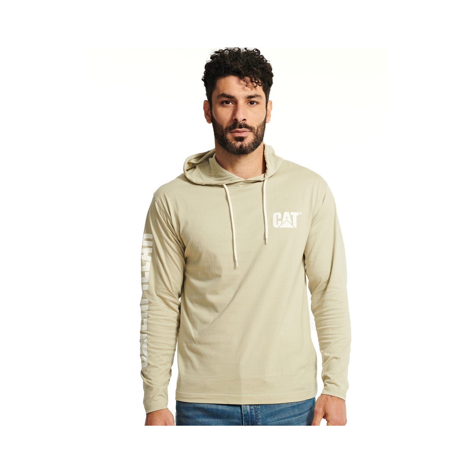 Hooded Long Sleeve Tee - Black