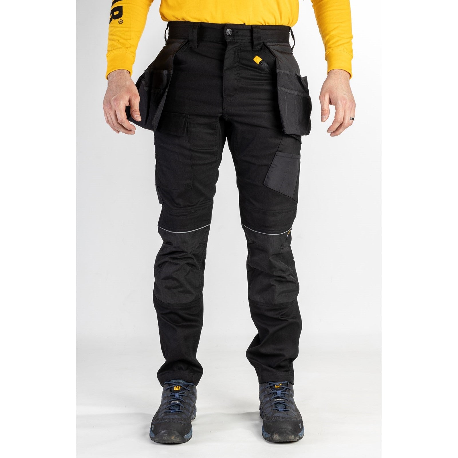Stretch Pocket Trouser - BLACK-BLACK 30S