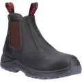 Banjo Elastic Gusset Safety Dealer - Brown