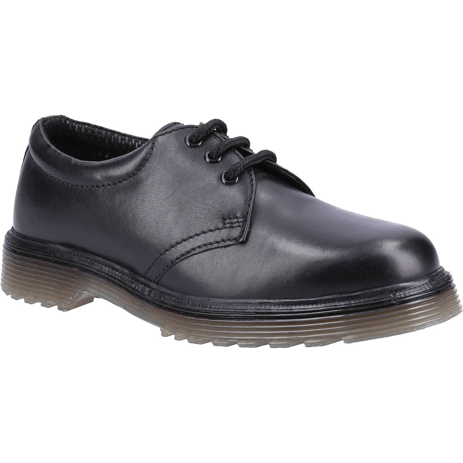 Aldershot Leather Gibson Shoe - Black