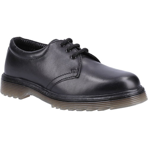 Aldershot Leather Gibson Shoe - Black