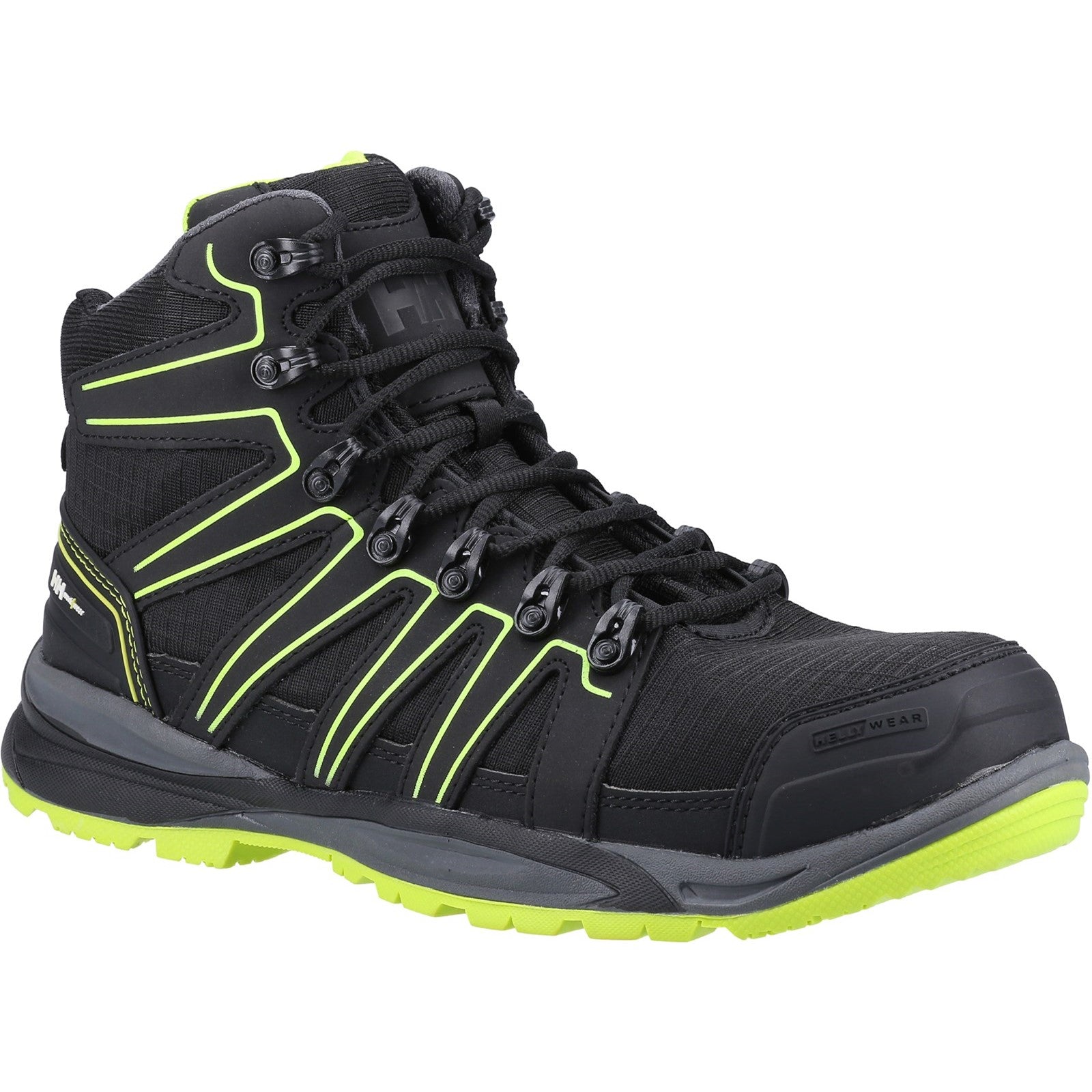 Addvis Mid S3 Safety Boot - Black/Yellow
