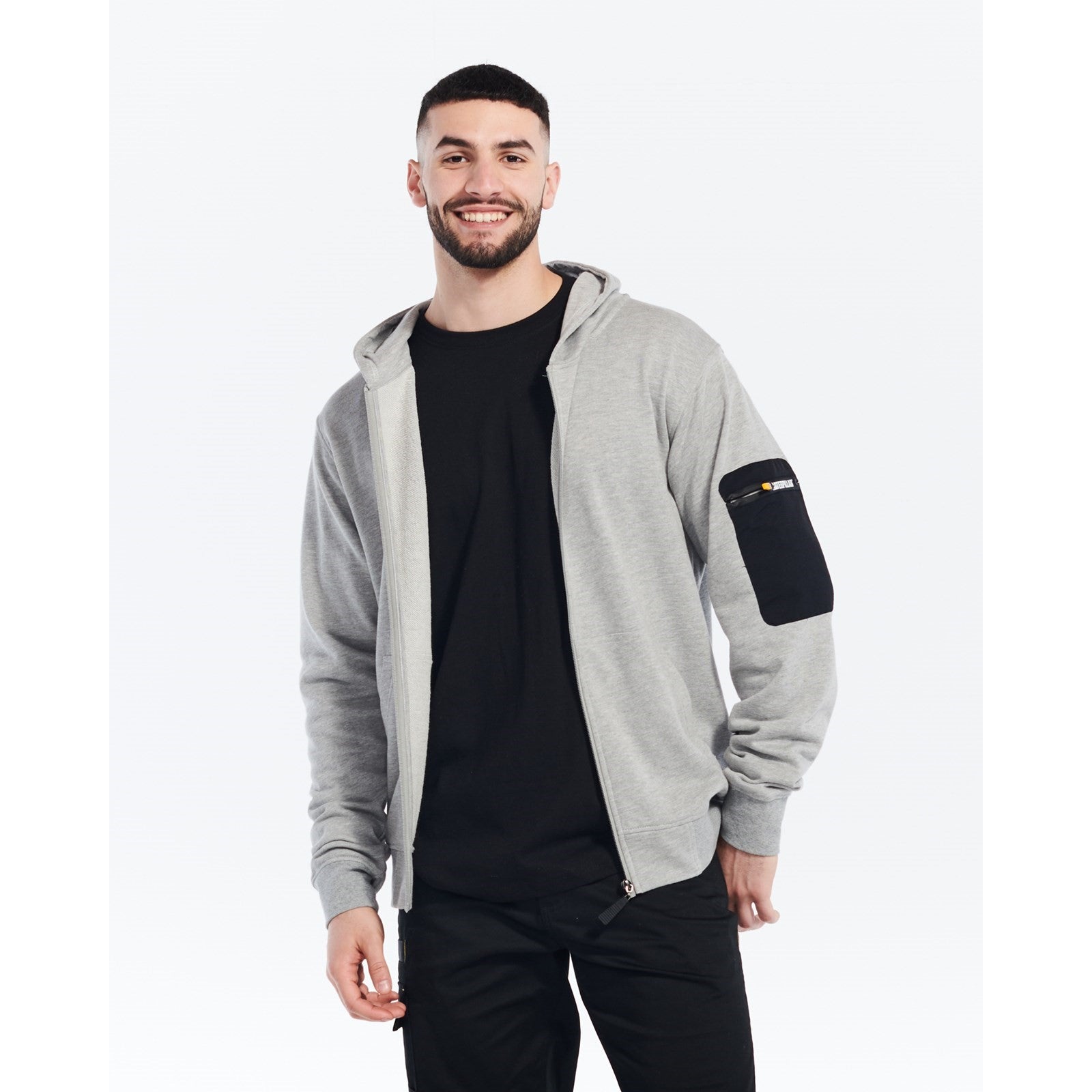 Loopback Full Zip Hoodie - Army Moss