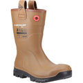 Purofort RigPRO Full Safety Synthetic Fur lining Wellington - Brown/Black