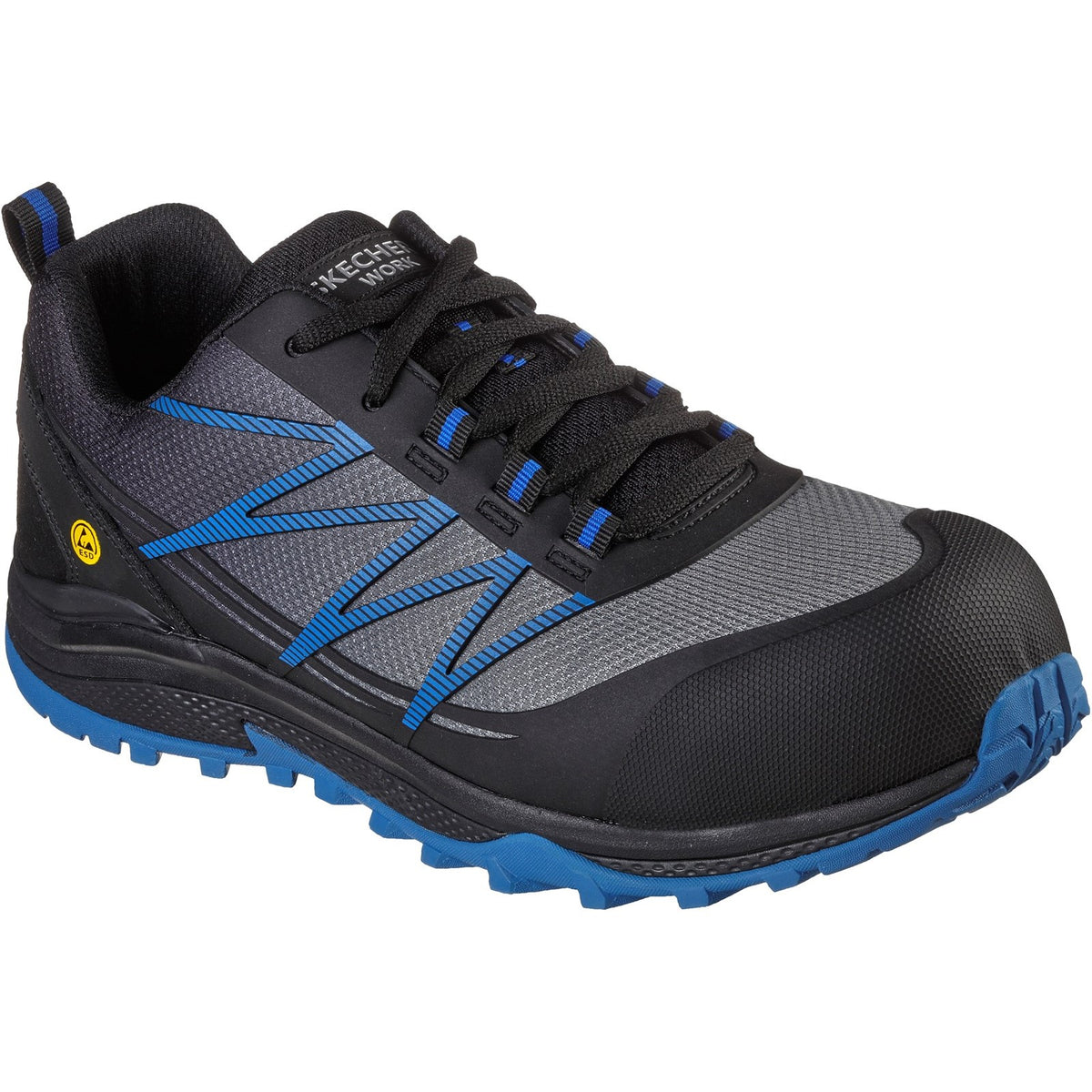 Puxal Safety Trainers - Black/Blue