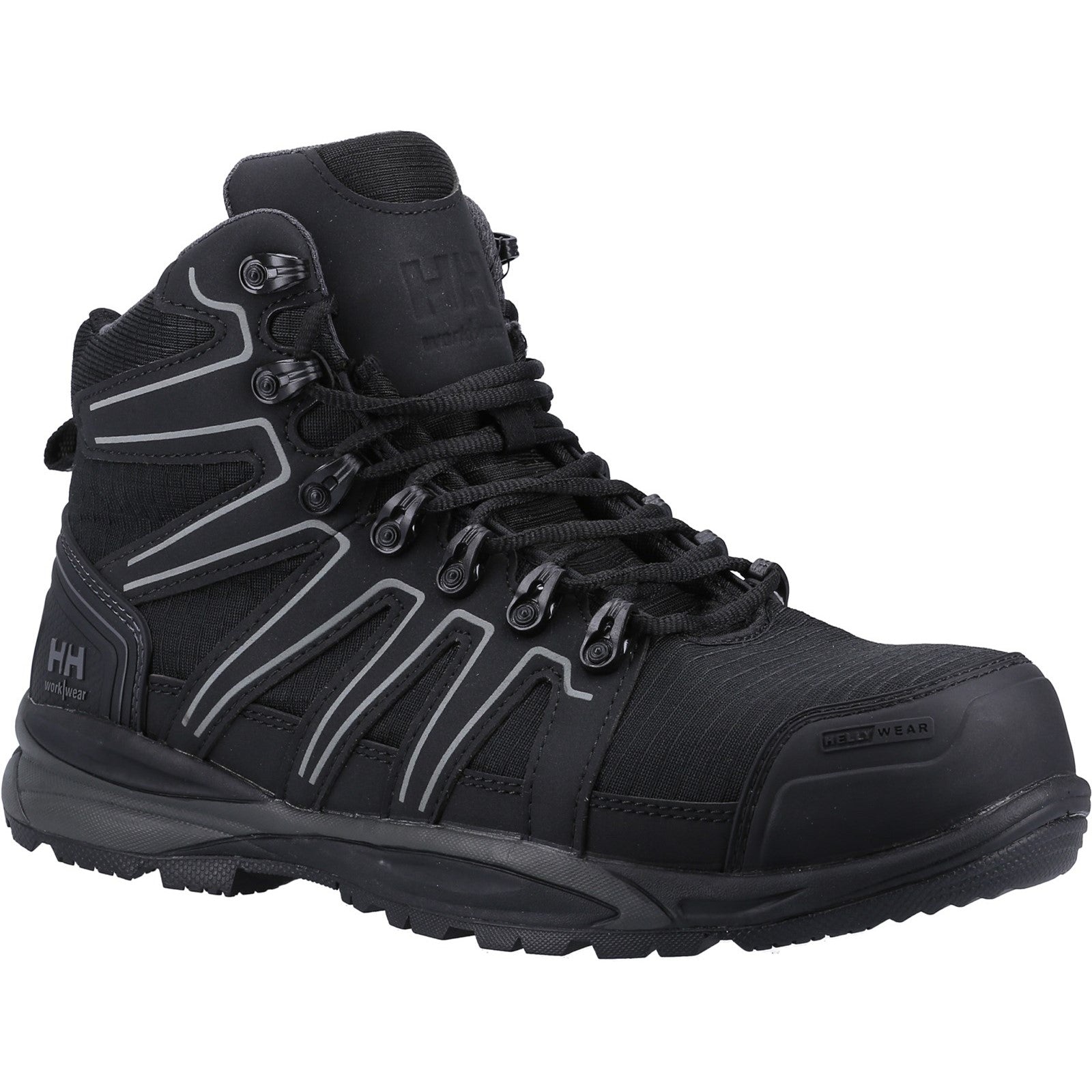 Manchester Mid S3 Safety Boot - Black/Grey