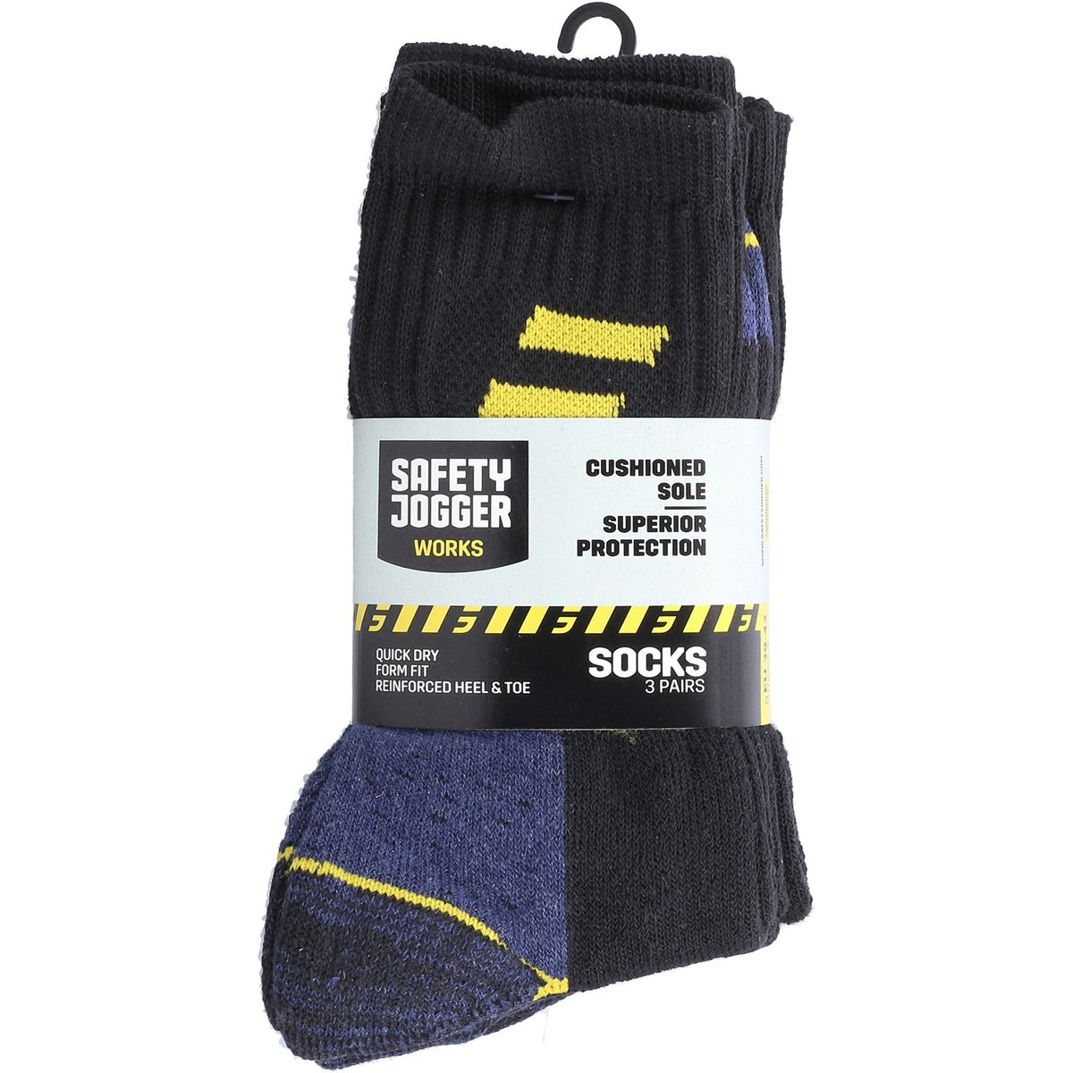 SJ Sock - Black/Yellow