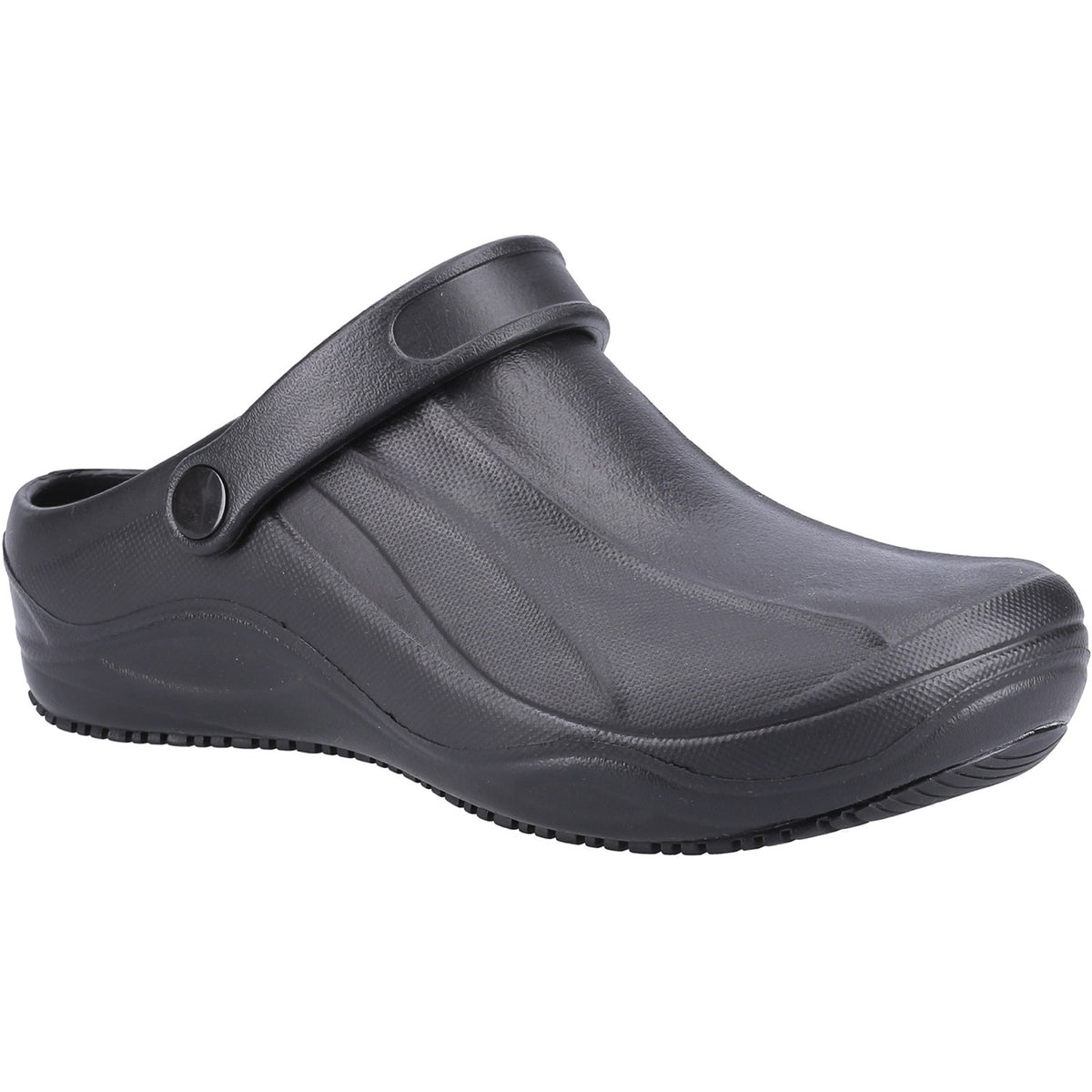 Smooth OB Slip Resistant Occupational Clog - Black