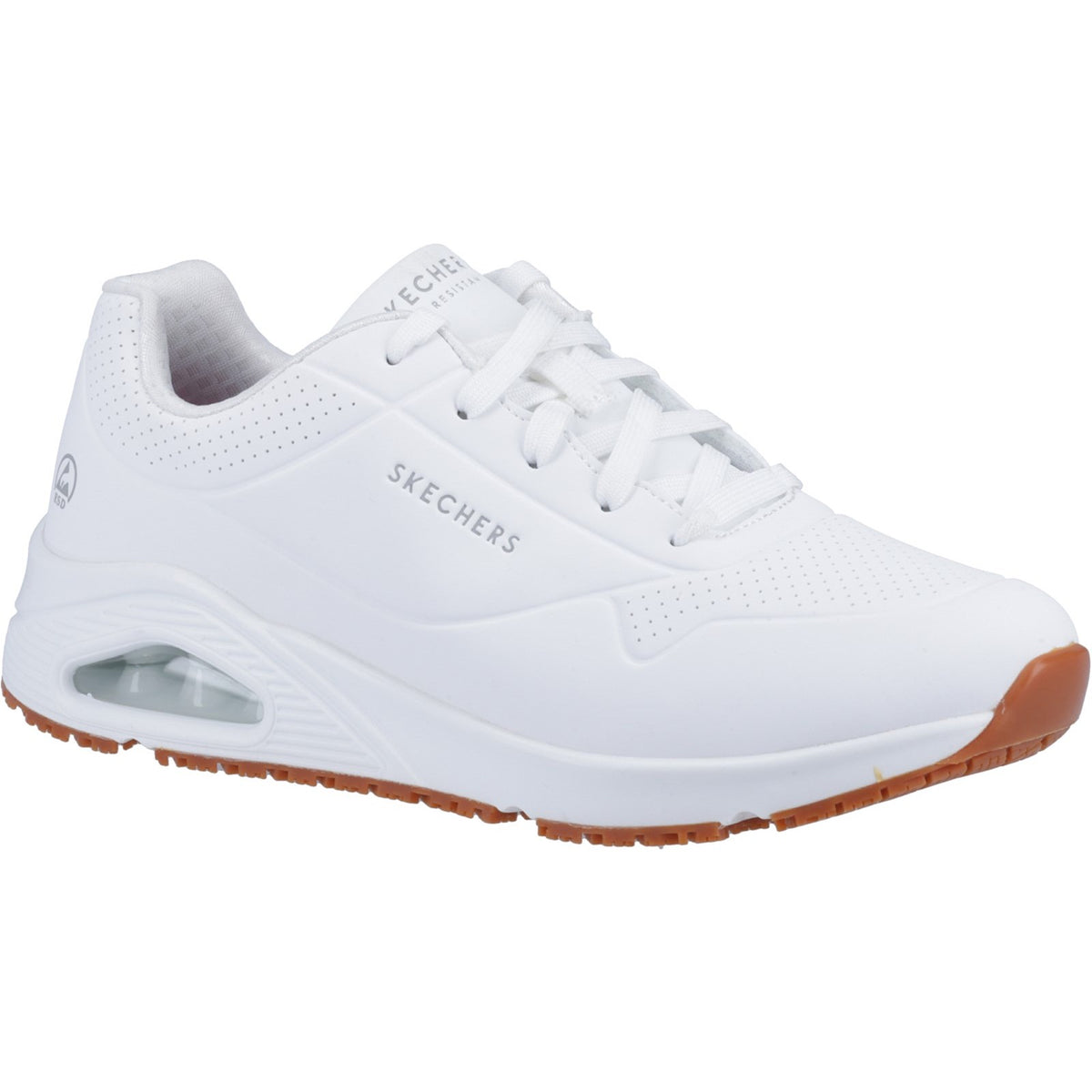 Work Relaxed Fit: Uno SR Safety Shoe - White
