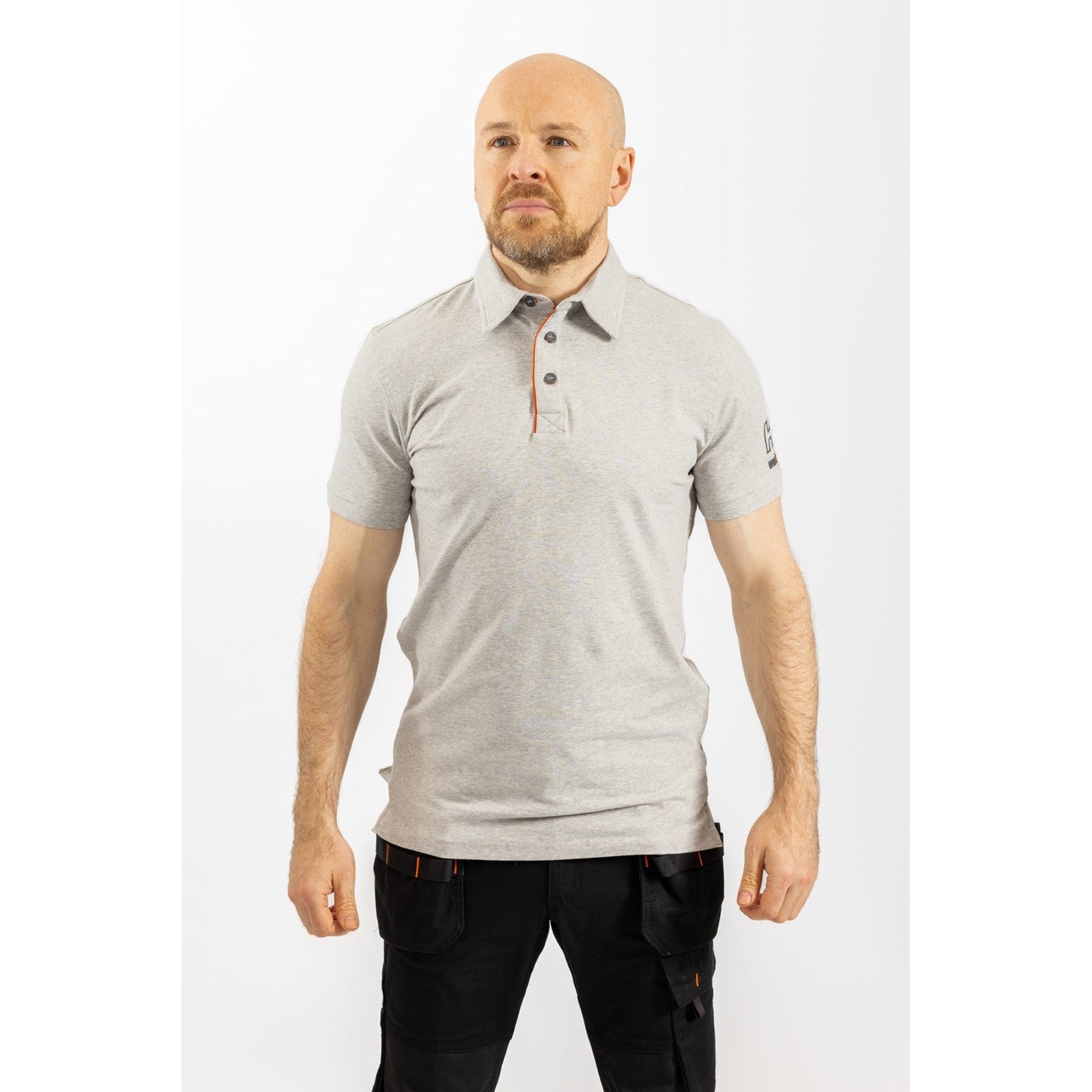Kensington Polo - Grey Melange