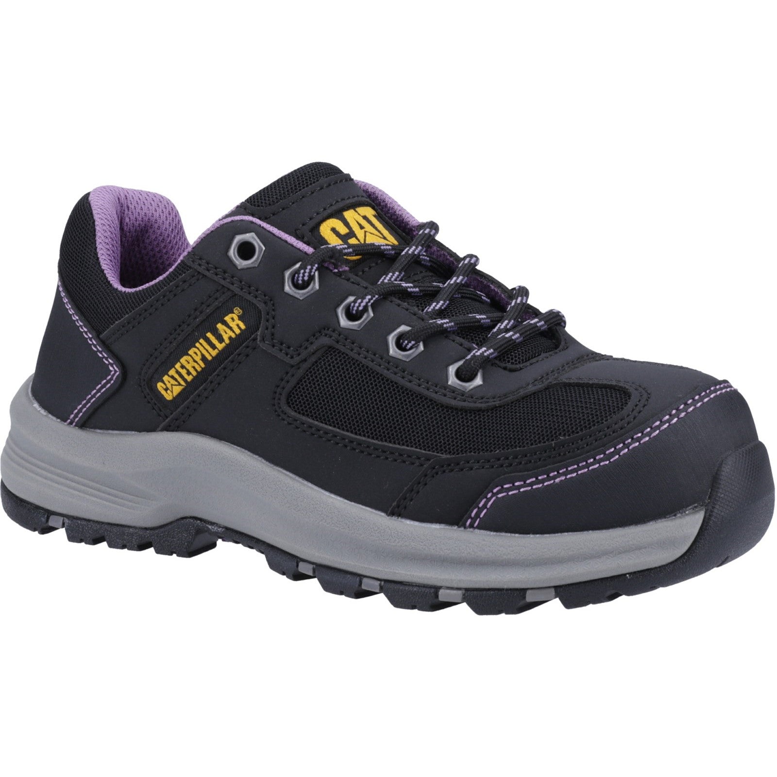 Elmore Work Shoe - Black/Lilac