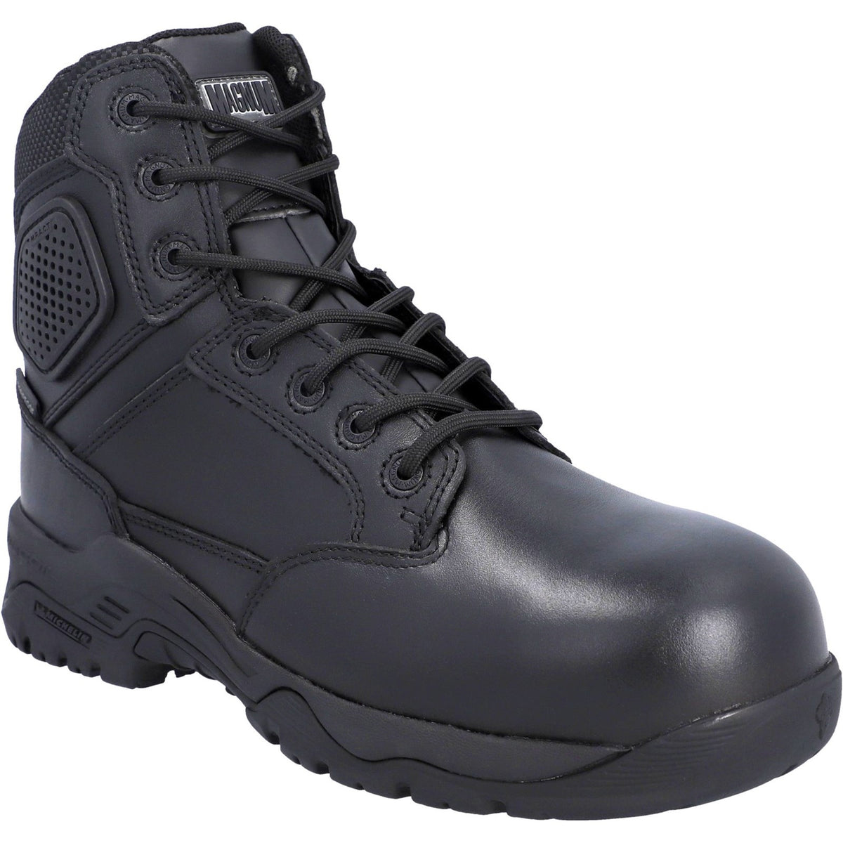 Strike Force 6.0 Side-Zip CT CP WP Uniform Safety Boot - Black