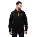 Cat Microfleece Quarter Zip - Black/Yellow