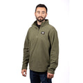 Cat Microfleece Quarter Zip - Black/Yellow