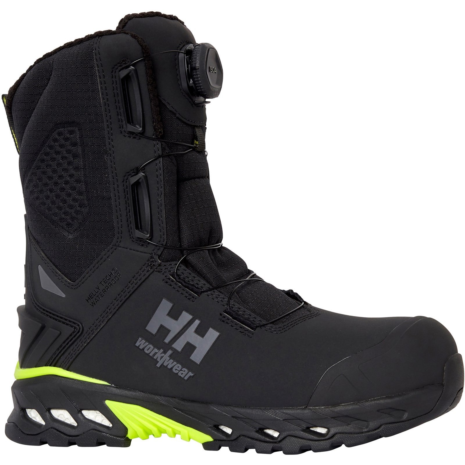 Magni Evo Winter Tall Boa - Black/Dark Lime