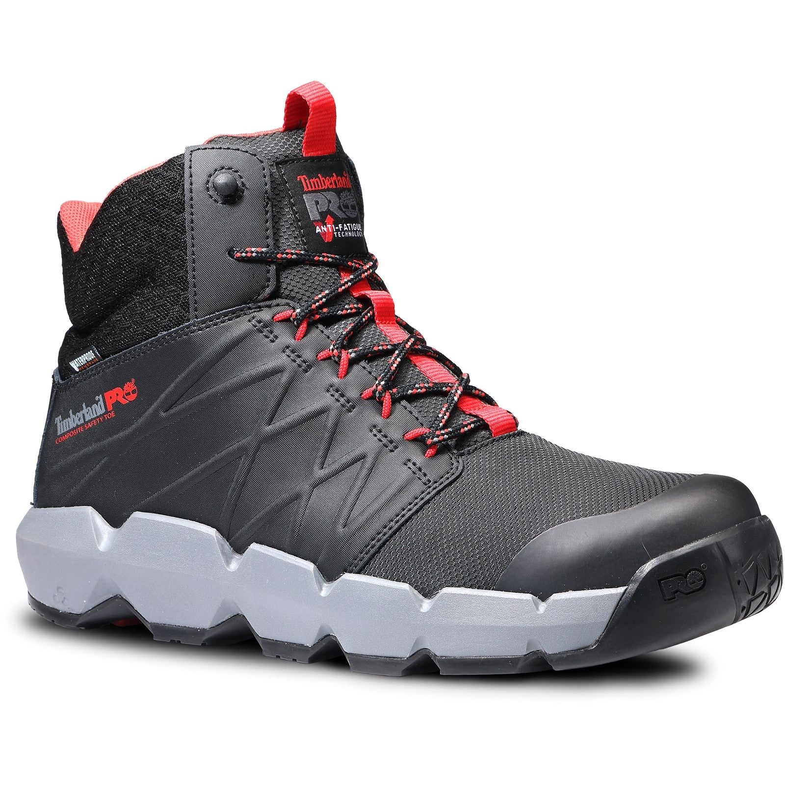 Morphix 6" Safety Boot - Black/Red