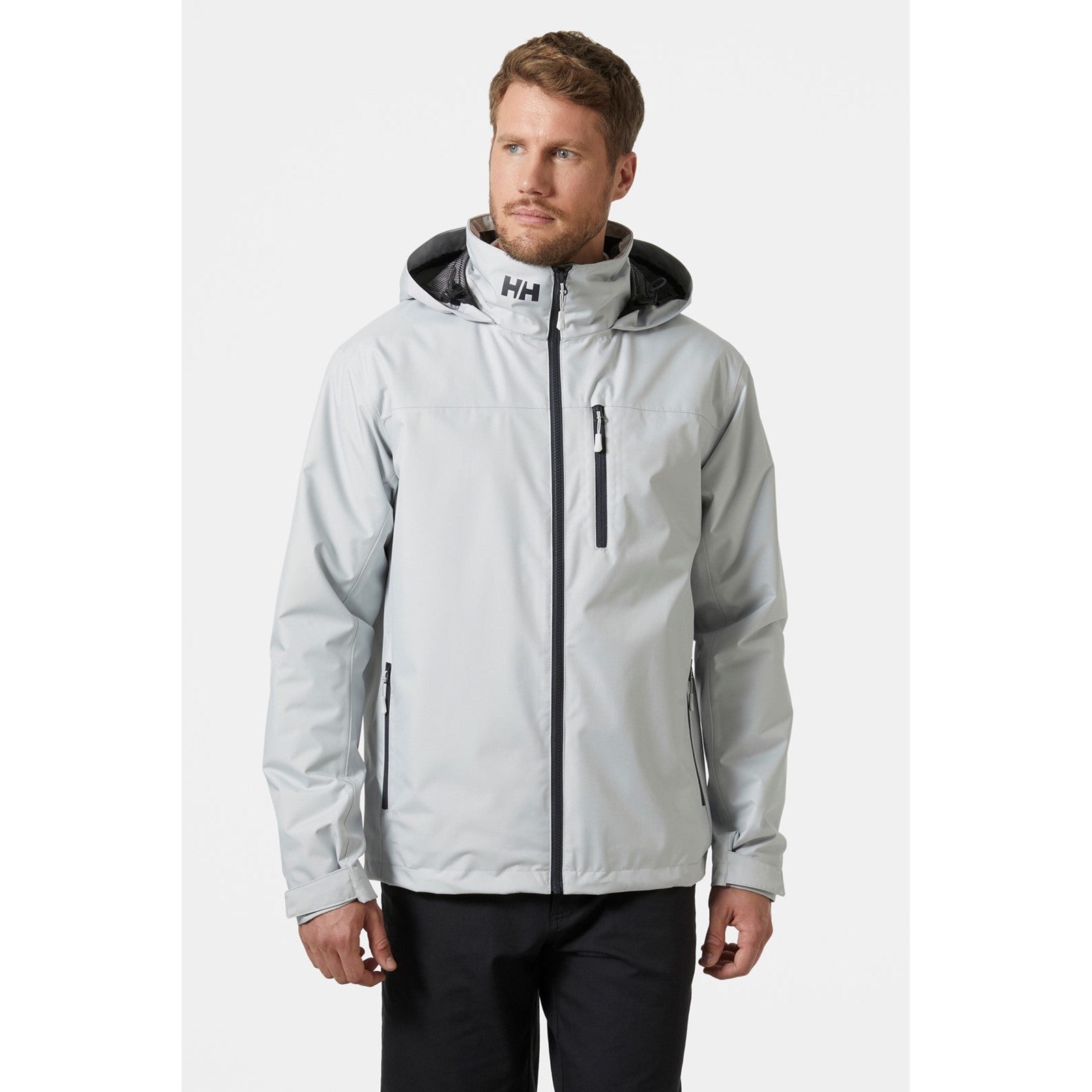 Crew Hooded Midlayer Sailing Jacket 2.0 - Grey Fog