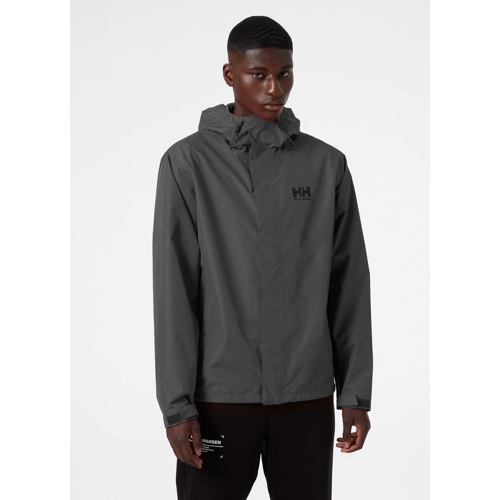 Seven J Rain Jacket - Ebony