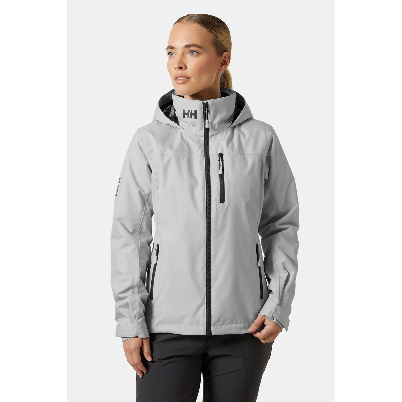 Crew Hooded Midlayer Sailing Jacket 2.1 - Grey Fog