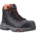 Manchester Ltr Mid Safety Boots - Black