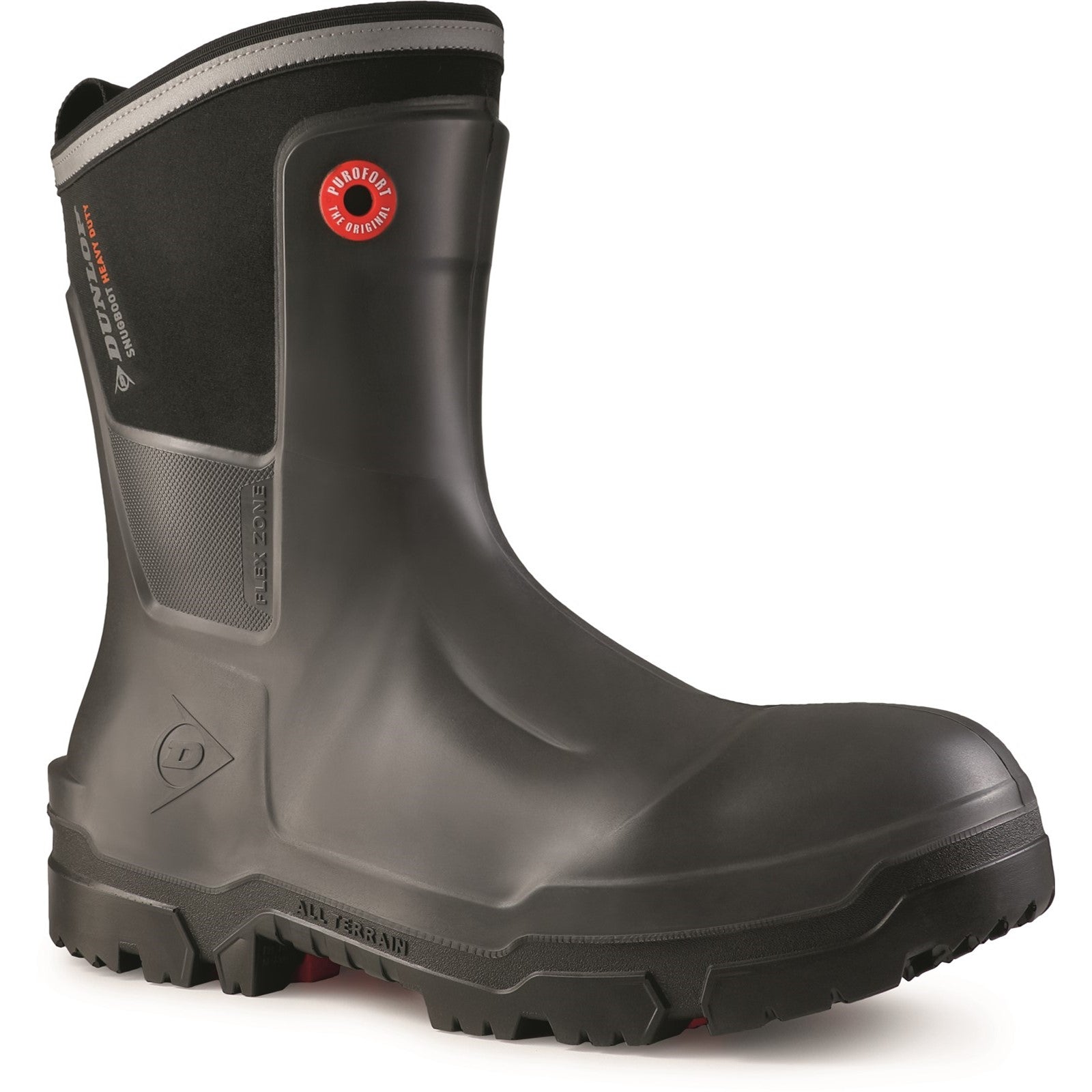Snugboot Heavy Duty Calf Full Safety - Charcoal