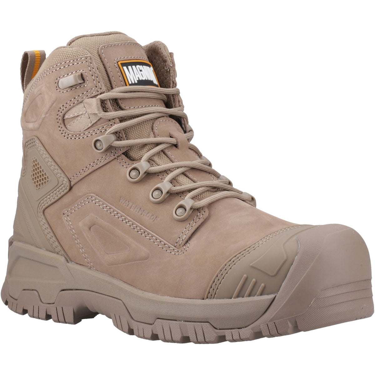 Highway 6" Waterproof Safety Footwear - Nubuck Stone