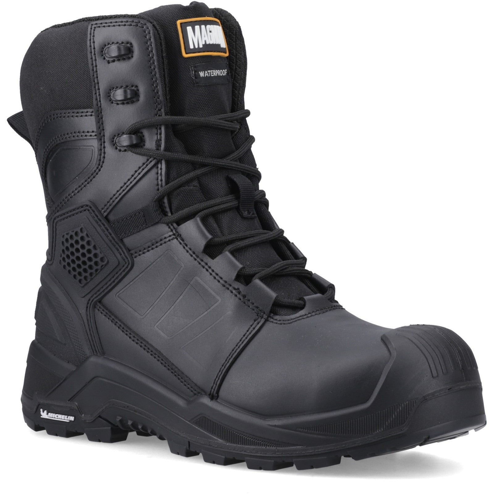 Storm Force 8" Waterproof Safety Footwear - Black