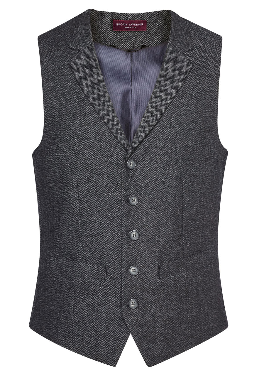 Brook Taverner Memphis Tweed Waistcoat Style 1463