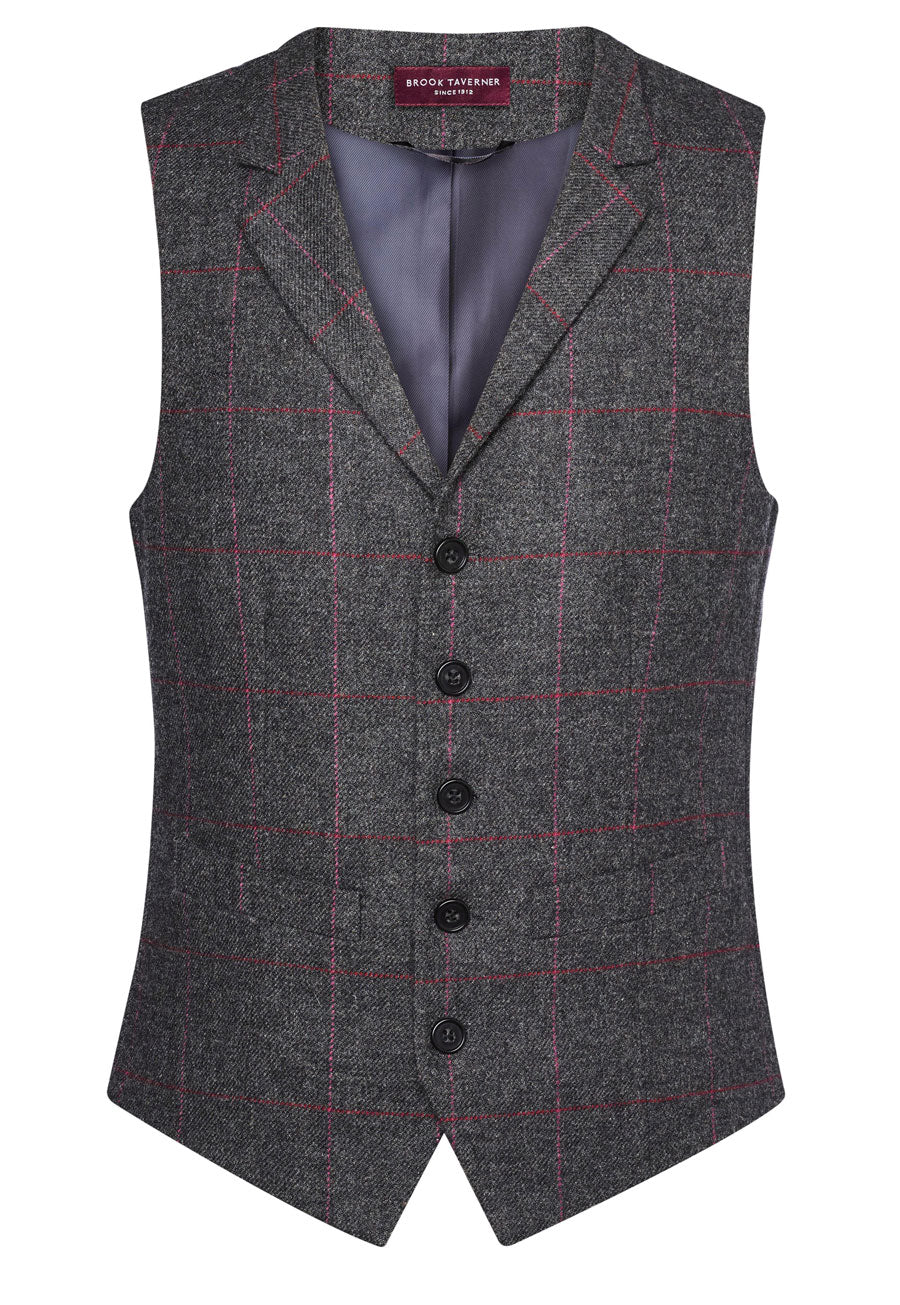 Brook Taverner Memphis Tweed Waistcoat Style 1463