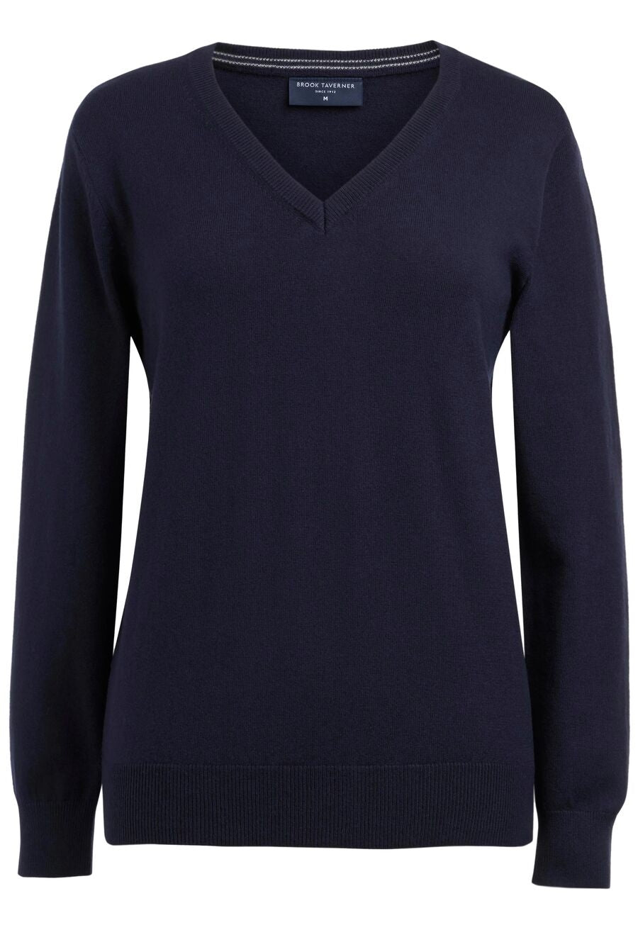 Brook Taverner Riga V-Neck Jumper Style 2396