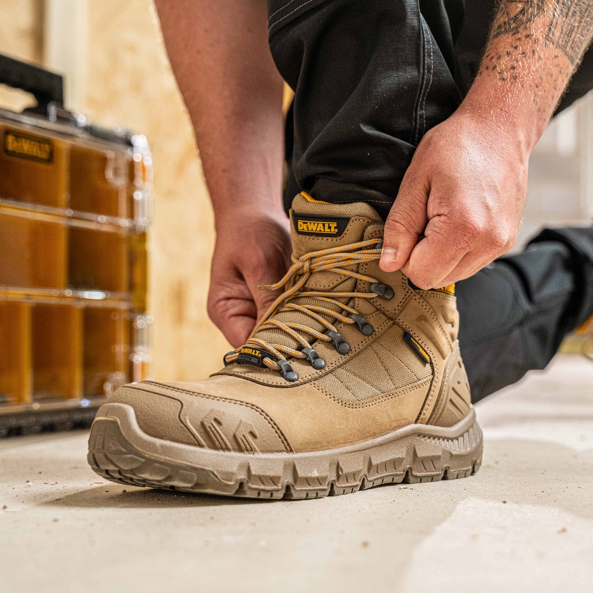DeWalt® Milburn Stone Waterproof Boot With Overnose